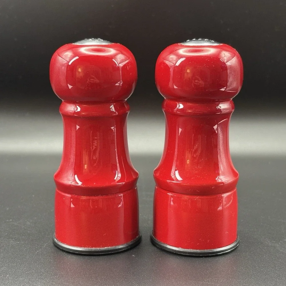 🧂🔥Trudeau Maison Red Salt‎ & Pepper Shaker Set | MCM Table Decor